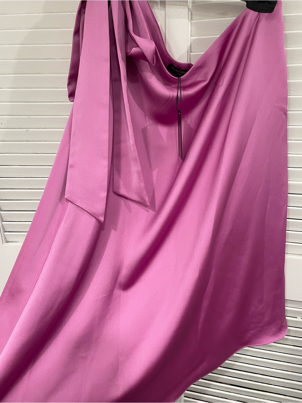 Ramy Brook Harmoni One-Shoulder Bow Mini Dress - Picture 11 of 13